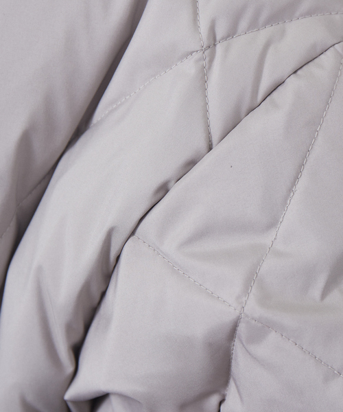 Rouge vif(ルージュヴィフ)の「タフタダウン(ダウンジャケット/コート・レディース・グレー/ブラック・38/36)」の16枚目の写真