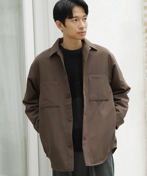 LAKOLE（ラコレ）の「エアサーマルシャツジャケット / 215619（その他アウター・メンズ・ブラック/ベージュ/ブラウン/グリーン・MEDIUM/LARGE/X-LARGE）」の3枚目の写真