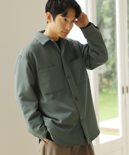 LAKOLE（ラコレ）の「エアサーマルシャツジャケット / 215619（その他アウター・メンズ・ブラック/ベージュ/ブラウン/グリーン・MEDIUM/LARGE/X-LARGE）」の17枚目の写真