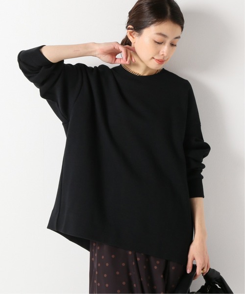 IENA(イエナ)の「ミラノリブプルオーバー(Tシャツ/カットソー・レディース・ブラック/ベージュ・FREE)」の2枚目の写真