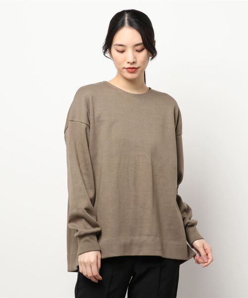 IENA(イエナ)の「ミラノリブプルオーバー(Tシャツ/カットソー・レディース・ブラック/ベージュ・FREE)」の22枚目の写真