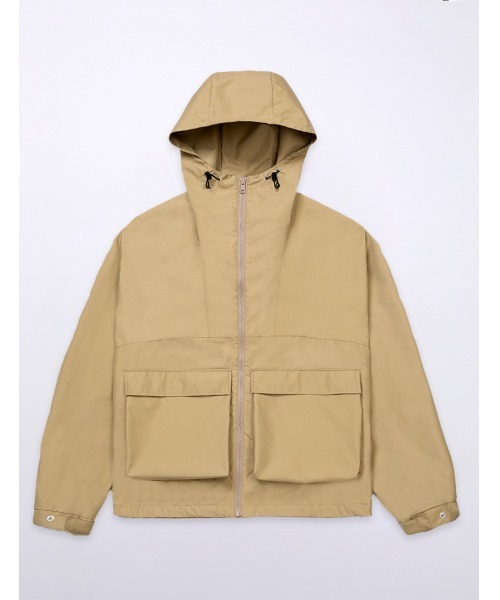 MR.GENTLEMAN（ミスタージェントルマン）の「NYLON MOUNTAIN PARKA（マウンテンパーカー・メンズ・カーキ/ベージュ/ブラック・MEDIUM/X-LARGE/LARGE）」の2枚目の写真