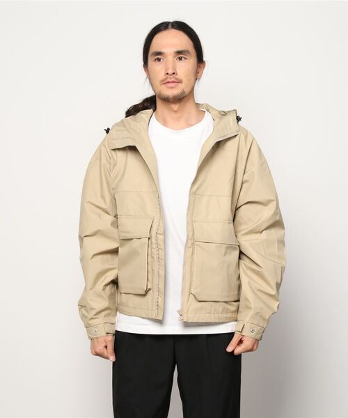 MR.GENTLEMAN（ミスタージェントルマン）の「NYLON MOUNTAIN PARKA（マウンテンパーカー・メンズ・カーキ/ベージュ/ブラック・MEDIUM/X-LARGE/LARGE）」の9枚目の写真