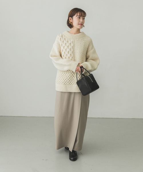 かぐれ（カグレ）の「ウールストレートスカート（スカート）」 - WEAR