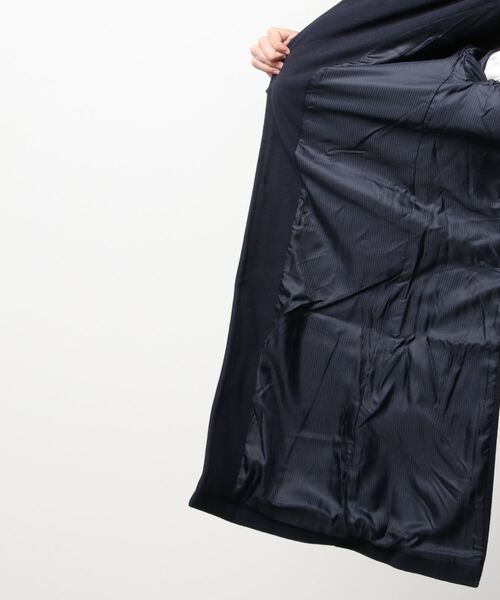 ARCADE（アーケード）の「テックメルトンサイドスリットチェスターコート（チェスターコート・メンズ・ダークネイビー/キャメル/キナリ/ブラック/その他・M/XL/L）」の6枚目の写真