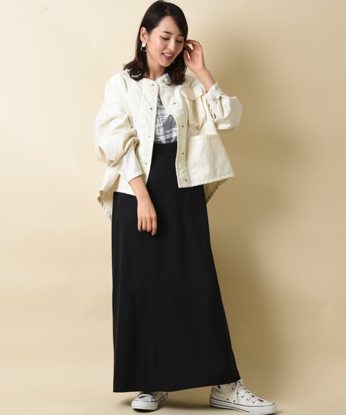 INTERPLANET（インタープラネット）の「【ＷＥＢ限定】レザー配色ジャンパースカート（ジャンパースカート・レディース・ブラック/モカ・FREE）」の7枚目の写真