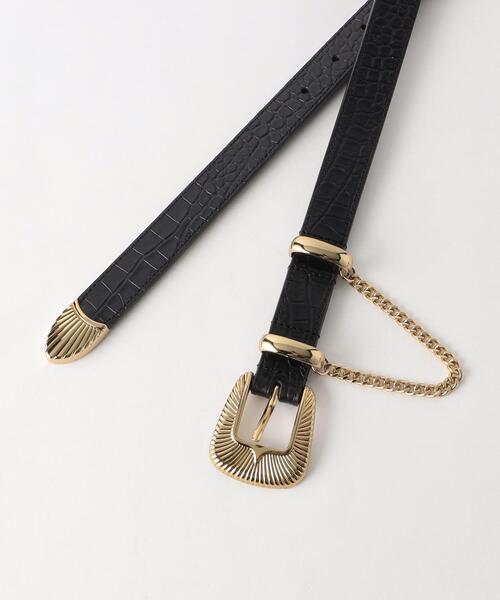 Jieda(ジエダ)の「<JieDa> LTR WESTERN BELT/ベルト(ベルト・メンズ・ブラック・FREE)」の2枚目の写真