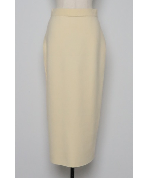 Bonjour Sagan（ボンジュールサガン）の「ミラノリブIラインスカート（スカート・レディース・アイボリー/グレイッシュベージュ/ブラック・FREE）」の19枚目の写真