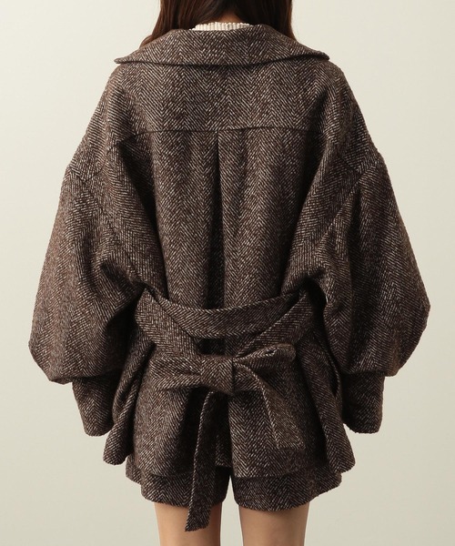 Heather（ヘザー）の「ツイードミドルジャケット  260101（その他アウター・レディース・ブラック系/ブラウン系・FREE）」の17枚目の写真