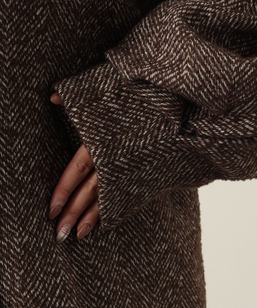 Heather（ヘザー）の「ツイードミドルジャケット  260101（その他アウター・レディース・ブラック系/ブラウン系・FREE）」の21枚目の写真