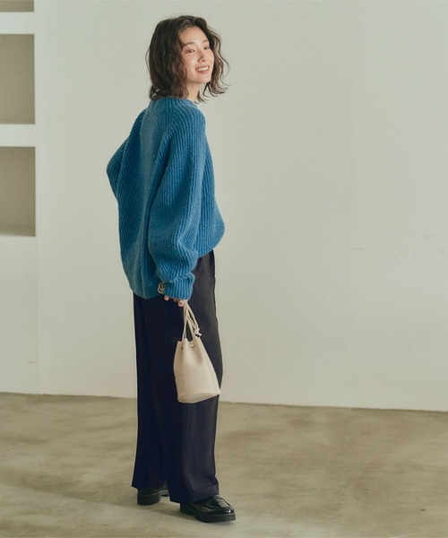 ウエストタックセミワイドパンツ