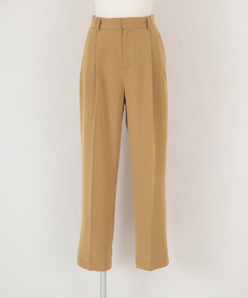 titivate（ティティベイト）の「ウエストタックセミワイドパンツ（その他パンツ・レディース・レッド/グリーン/ブラック/ネイビー/ライトブラウン/カーキ/オレンジ・S/M/L）」の22枚目の写真