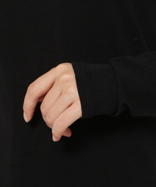 LOWRYS FARM(ローリーズファーム)の「シアーカラータートルLS 265260(Tシャツ/カットソー・レディース・オフホワイト/ブラック/ピンク/ブルー/イエロー・FREE)」の18枚目の写真