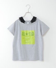 【WEB限定】【キッズ】CONVERSE コンバース 肩レイヤーT（130~160cm）