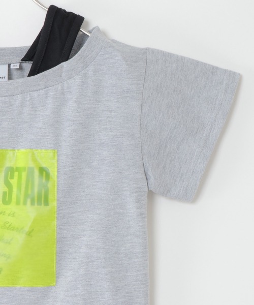 CONVERSE ALL STAR(コンバースオールスター)の「【WEB限定】【キッズ】CONVERSE コンバース 肩レイヤーT(130~160cm)(Tシャツ/カットソー・キッズ・ホワイト/スモークグレー・130/140/150/160)」の8枚目の写真