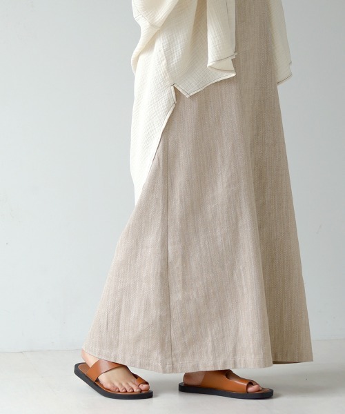 Bab（バブ）の「ヘリンボーンキャミソールワンピース（ワンピース・レディース・ブラック/ベージュ/ライトグレー・M）」の14枚目の写真