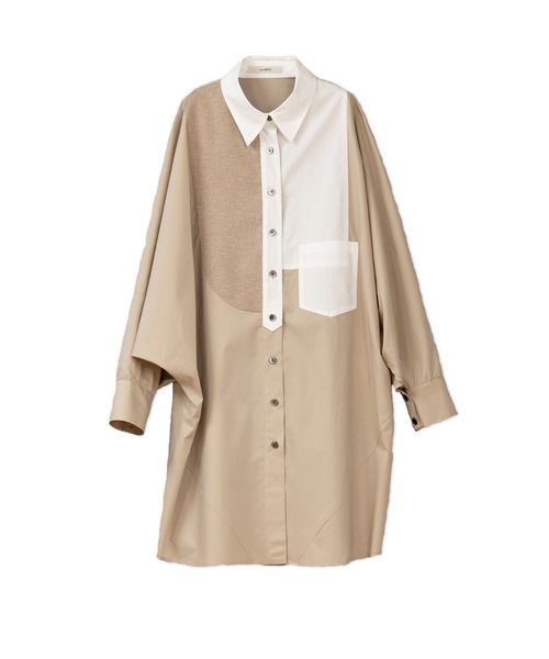 La SRIC（ラスリック）の「La SRIC / ドッキングドルマンシャツ（シャツ/ブラウス・レディース・グレー系その他/ベージュ系その他・38）」の19枚目の写真