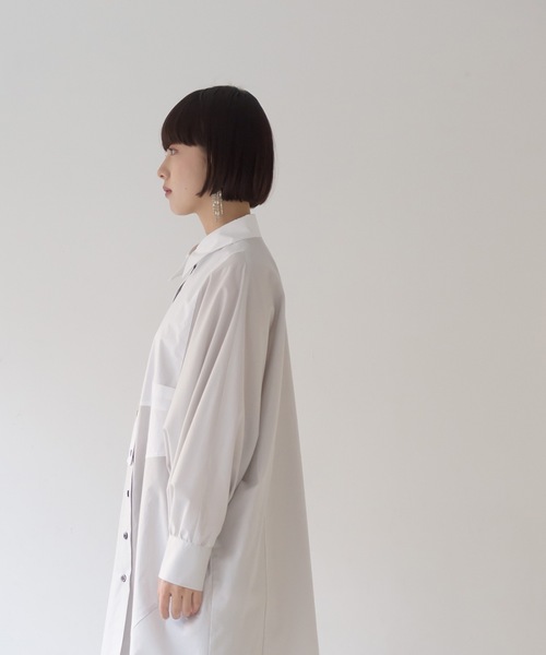 La SRIC（ラスリック）の「La SRIC / ドッキングドルマンシャツ（シャツ/ブラウス・レディース・グレー系その他/ベージュ系その他・38）」の11枚目の写真