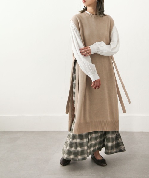 heihei リボンニットベスト HEIHEI リボンニットベスト