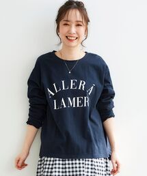 le.coeur blanc | コットンロゴプリントロングスリーブTEE(Tシャツ/カットソー)