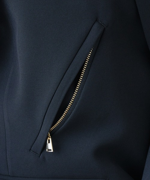 CULLNI(クルニ)の「【CULLNI Exclusive/クルニ エクスクルーシブ】 ショートジャケット(テーラードジャケット・メンズ・ブラック/ブルー・1/2)」の20枚目の写真