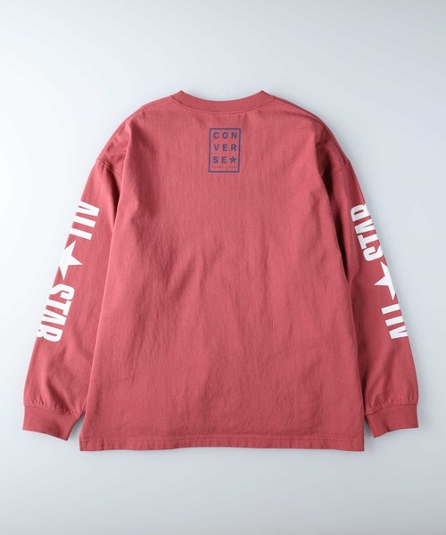 CONVERSE（コンバース）の「【CONVERSE】袖ロゴロンＴ（Tシャツ/カットソー・レディース・ブラック/レッド/ホワイト・L/M）」の13枚目の写真