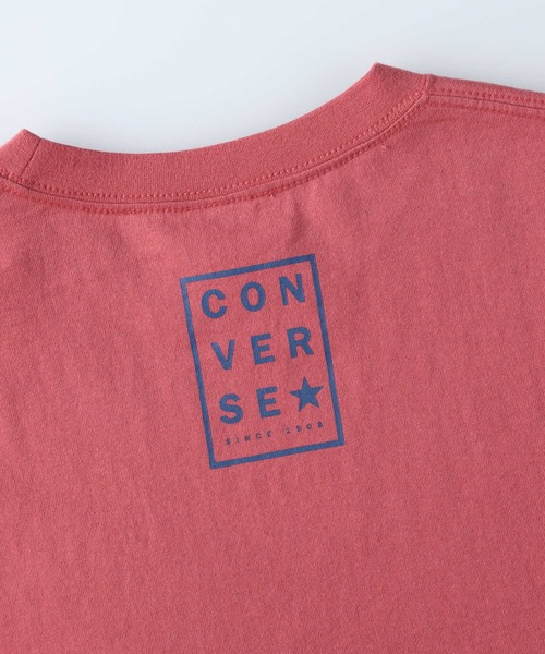 CONVERSE（コンバース）の「【CONVERSE】袖ロゴロンＴ（Tシャツ/カットソー・レディース・ブラック/レッド/ホワイト・L/M）」の8枚目の写真