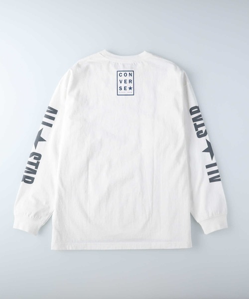 CONVERSE（コンバース）の「【CONVERSE】袖ロゴロンＴ（Tシャツ/カットソー・レディース・ブラック/レッド/ホワイト・L/M）」の16枚目の写真