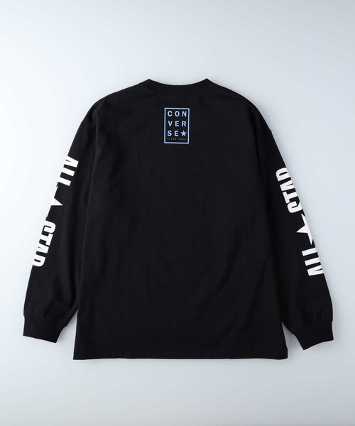 CONVERSE（コンバース）の「【CONVERSE】袖ロゴロンＴ（Tシャツ/カットソー・レディース・ブラック/レッド/ホワイト・L/M）」の15枚目の写真