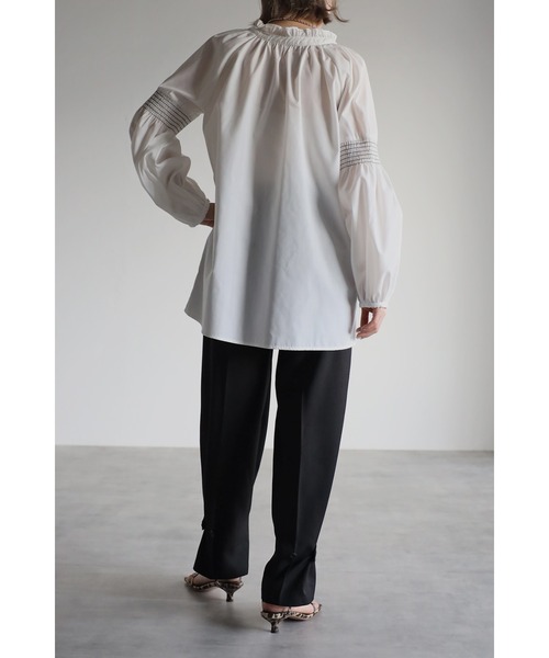 Bonjour Sagan(ボンジュールサガン)の「アンクルベルトスラックス(その他パンツ・レディース・ベージュ/ブラック・MEDIUM/LARGE)」の16枚目の写真