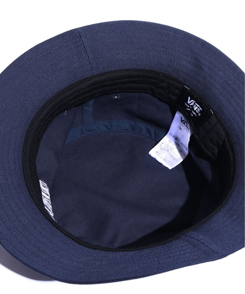 VANS（バンズ）の「VANS/ヴァンズ M VANS Logo HAT バケットハット バケハ カレッジロゴ（ハット・メンズ・ホワイト/ネイビー・FREE）」の8枚目の写真