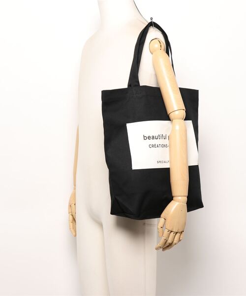 beautiful people(ビューティフルピープル)の「beautiful people big name tote 7225611914(トートバッグ・レディース・グリーン/ホワイト/ブラック/ベージュ/グレー/カーキ・FREE)」の20枚目の写真