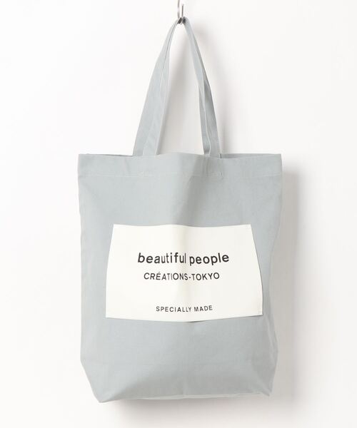 beautiful people(ビューティフルピープル)の「beautiful people big name tote 7225611914(トートバッグ・レディース・グリーン/ホワイト/ブラック/ベージュ/グレー/カーキ・FREE)」の7枚目の写真