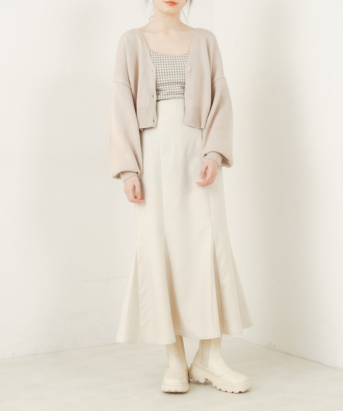 OLIVE des OLIVE（オリーブデオリーブ）の「カップ付インナーキャミ（キャミソール・レディース・ブラック/ベージュ/オフホワイト・FREE）」の5枚目の写真