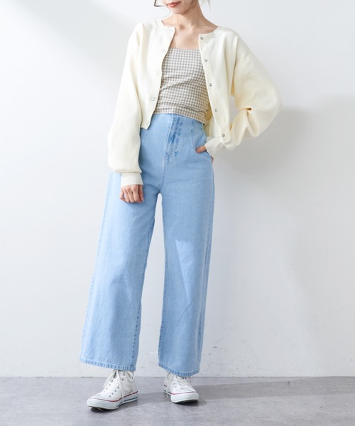 OLIVE des OLIVE（オリーブデオリーブ）の「カップ付インナーキャミ（キャミソール・レディース・ブラック/ベージュ/オフホワイト・FREE）」の11枚目の写真