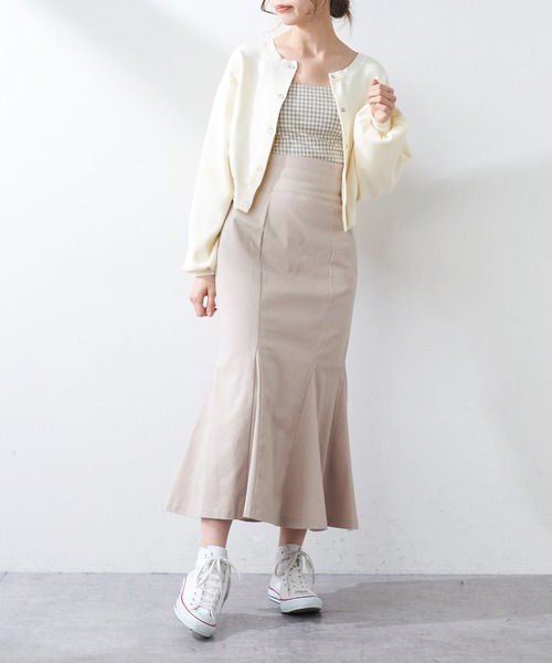 OLIVE des OLIVE（オリーブデオリーブ）の「カップ付インナーキャミ（キャミソール・レディース・ブラック/ベージュ/オフホワイト・FREE）」の16枚目の写真