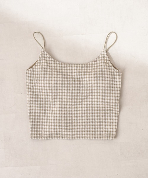 OLIVE des OLIVE（オリーブデオリーブ）の「カップ付インナーキャミ（キャミソール・レディース・ブラック/ベージュ/オフホワイト・FREE）」の13枚目の写真