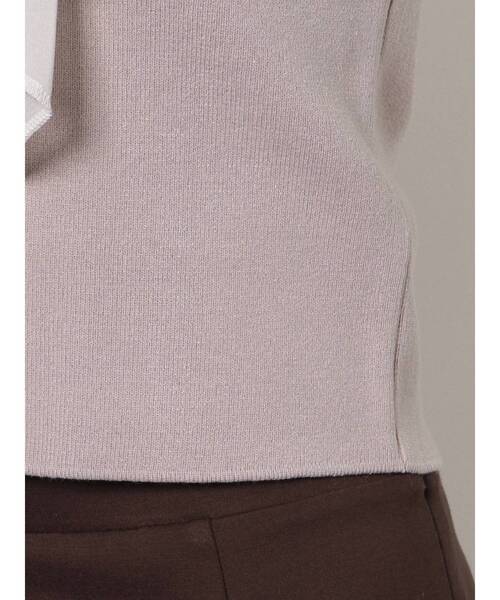 MERCURYDUO(マーキュリーデュオ)の「2WAY異素材ボリュームラッフルニット(ニット/セーター・レディース・オフホワイト/ブラック/ベビーピンク・FREE)」の20枚目の写真