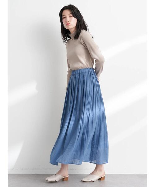 earth music&ecology（アースミュージックアンドエコロジー）の「リブメローハイネックプルオーバー*（その他トップス・レディース・ブラック/ライトカーキ/オフホワイト/グレイッシュベージュ・S/M）」の22枚目の写真