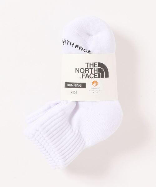 THE NORTH FACE(ザノースフェイス)の「THE NORTH FACE/ザ・ノース・フェイス/KIDS RUNNING DRY 3/キッズ ランニングデイ3/SOCKS/ソックス/NNJ82031/KIDS RUNNING DRY 3(ソックス/靴下・キッズ・ホワイト/ブラック/グレー・L/M)」の2枚目の写真