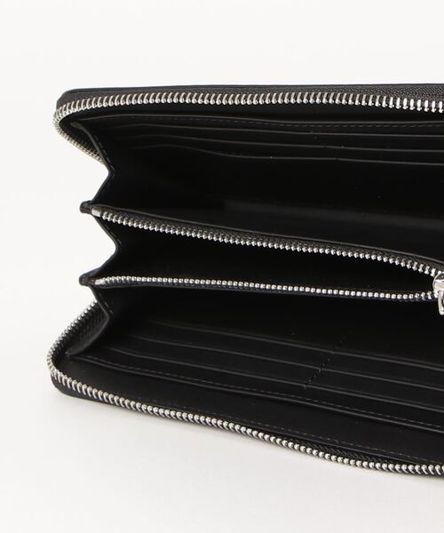 BURBERRY（バーバリー）の「BURBERRY LONDON CHECK WALLLET バーバリー ロンドンチェック ラウンドファスナー 長財布（財布・メンズ・チャコール・FREE）」の4枚目の写真