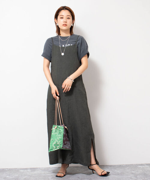 manipuri(マニプリ)の「【manipuri/ マニプリ】スカーフプリントトートS(トートバッグ・レディース・グリーン系その他3/イエロー系その他3/レッド系その他3・FREE)」の8枚目の写真
