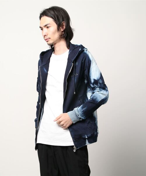 BALR.（ボーラー）の「BALR./ボーラー/Q-SERIES STRAIGHT ZIP THROUGH HOODIE/ジップパーカー / 日本限定/正規商品（パーカー・メンズ・グレー/ブルー・SMALL/MEDIUM/X-SMALL/LARGE）」の13枚目の写真