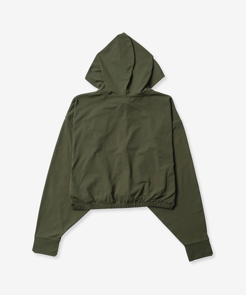 Hurley （ハーレー）の「W UTILITY DOLMAN FZ HOODIE  ハーレーレディースパーカー　水陸両用　ラッシュパーカー（パーカー・レディース・ブラック/カーキ・SMALL/MEDIUM）」の13枚目の写真