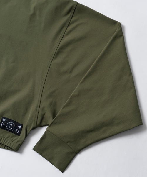 Hurley （ハーレー）の「W UTILITY DOLMAN FZ HOODIE  ハーレーレディースパーカー　水陸両用　ラッシュパーカー（パーカー・レディース・ブラック/カーキ・SMALL/MEDIUM）」の16枚目の写真