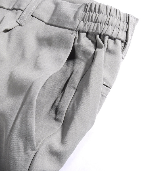 neos(ネオス)の「【neos -addictive design-】ルーズシルエット 裾スリット ストレッチ スラックス ワイドパンツ(スラックス・メンズ・オフホワイト/ブラック/グレー/ベージュ・MEDIUM/LARGE/X-LARGE)」の22枚目の写真