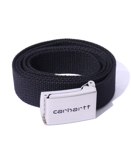 Carhartt WIP(カーハートダブリューアイピー)の「Carhartt WIP/カーハートダブリューアイピー Clip Belt Chrome ベルト バックル(ベルト・メンズ・ブラック・ONE SIZE)」の1枚目の写真