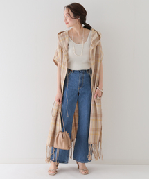 【NORMMENT/ノーメント】 CHECK ロングベスト