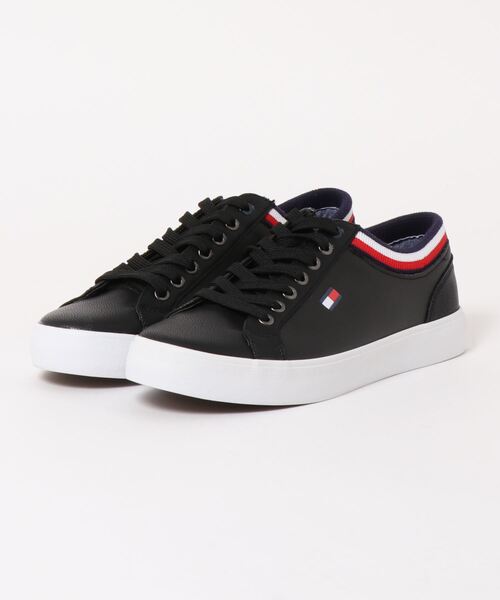 TOMMY HILFIGER(トミーヒルフィガー)の「RAWLER フラッグロゴスニーカー(スニーカー・メンズ・ブラック・8/9/8.5/7.5/9.5)」の1枚目の写真