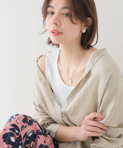 SLOBE IENA(スローブイエナ)の「クレープテレコノースリーブ(タンクトップ・レディース・ホワイト/ネイビー/イエロー・FREE)」の21枚目の写真